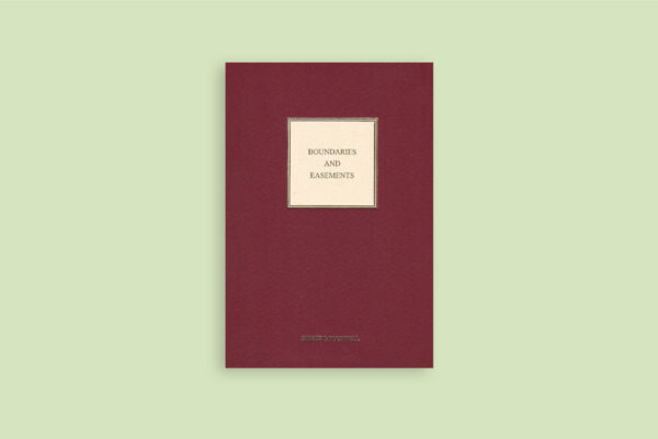 Boundaries and Easements – 7th edition