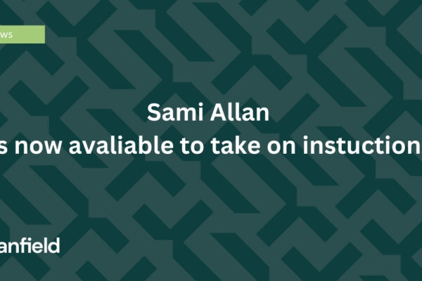 Sami Allan is now avaliable to take on instuctions