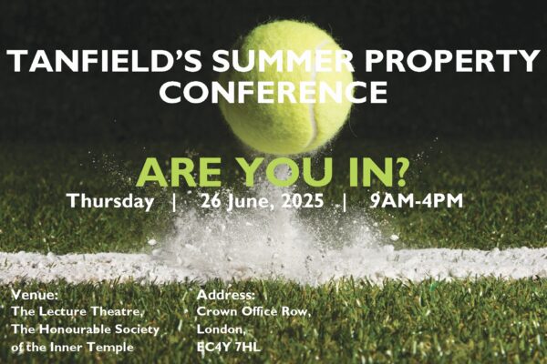 Tanfield’s Summer Property Conference