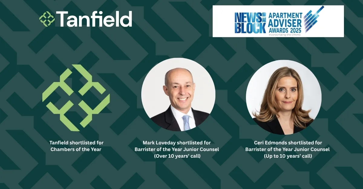 Mark Loveday and Ceri Edmonds have been shortlisted for The Apartment Adviser Awards 2025