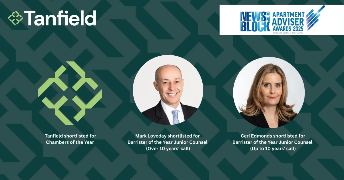 Mark Loveday and Ceri Edmonds have been shortlisted for The Apartment Adviser Awards 2025