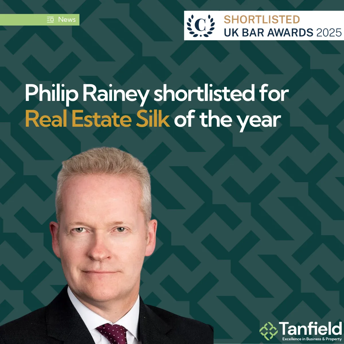 Philip Rainey KC Shortlisted at the Chambers UK Bar Awards 2025