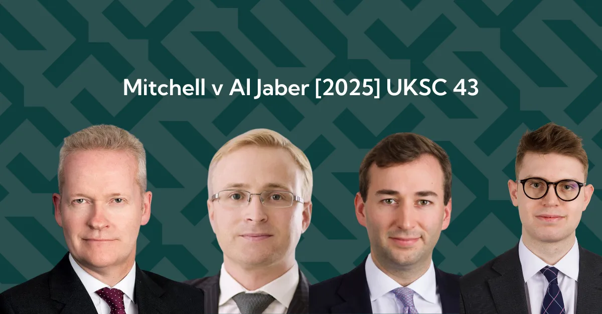 The Lawyer’s Top 10 appeals of 2025 – Philip Rainey KC, Marc Glover, Andrew Martin and Sami Allan appear in the important new Supreme Court decision on equitable compensation and vendor’s liens.