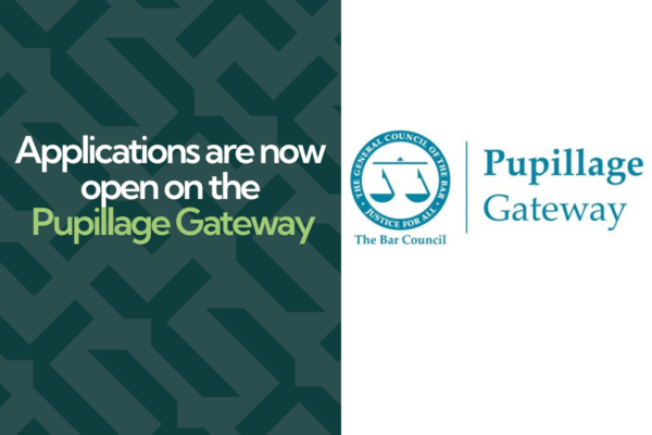 Applications are now open on the Pupillage Gateway