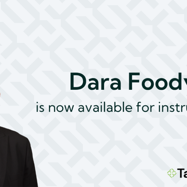 Dara Foody is now available to take on instructions