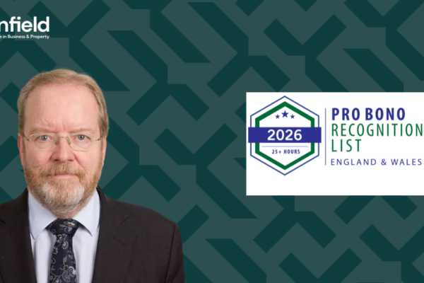Martin Young mentioned in Pro Bono Recognition List 2026