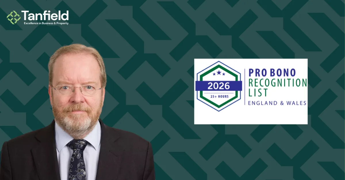 Martin Young mentioned in Pro Bono Recognition List 2026