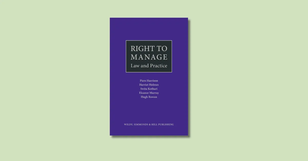 Right to Manage: Law and Practice