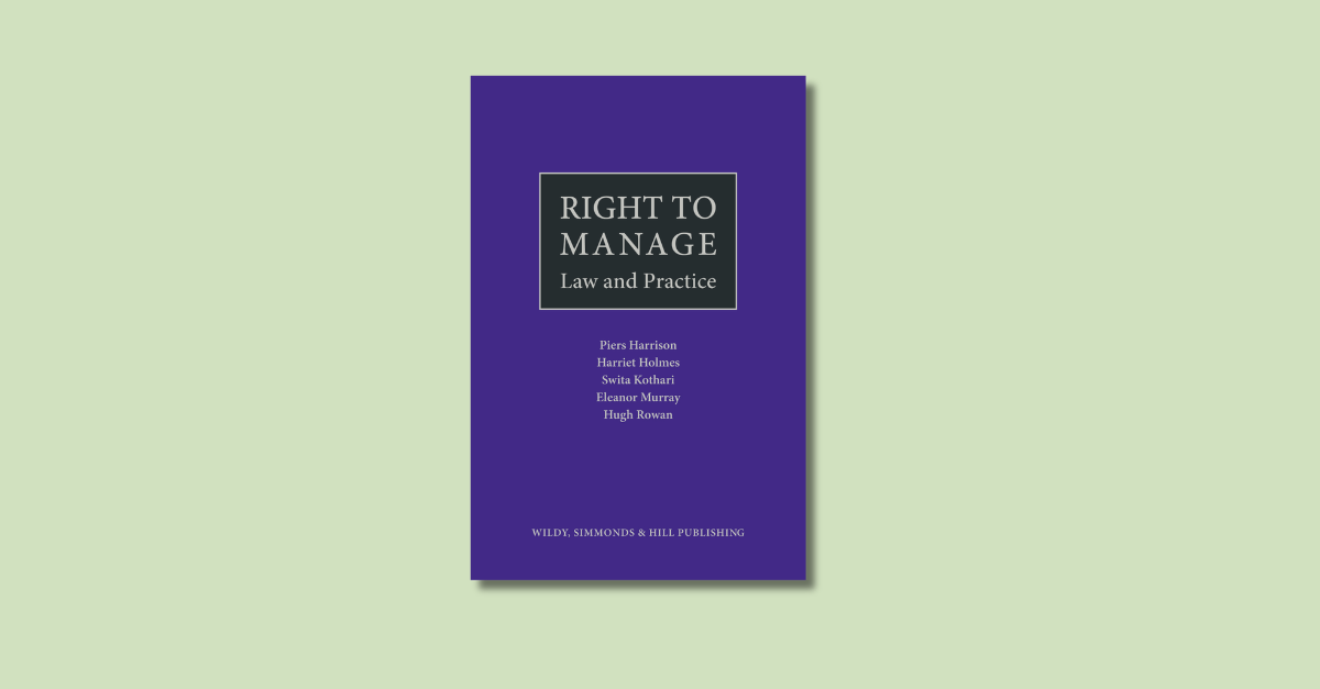 Right to Manage: Law and Practice