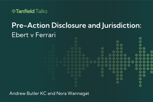 Pre-Action Disclosure and Jurisdiction: Ebert v Ferrari
